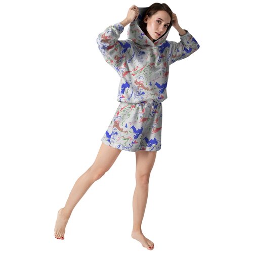 Комплект худи с шортами 