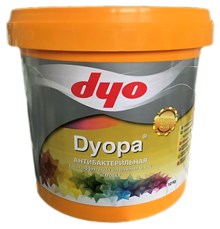 Краска поливинилацетатная DYO Dyopa антибактериальная