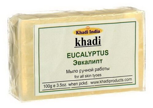 Khadi Мыло кусковое Eucalyptus, 100 г