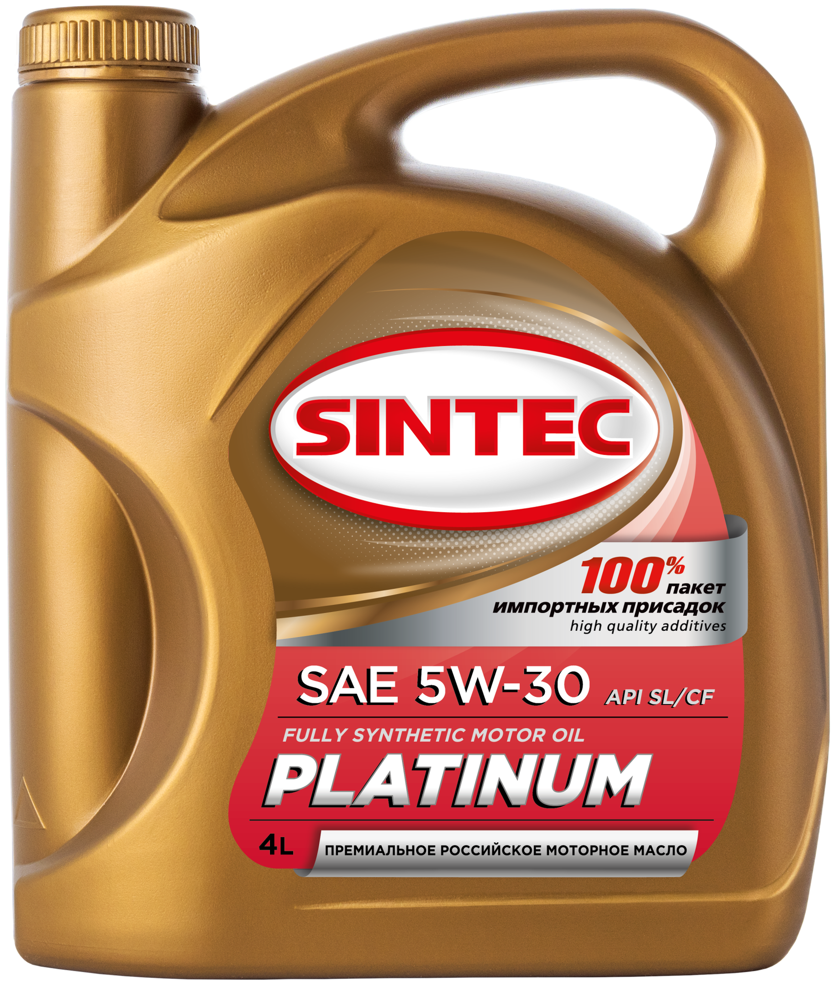 Моторное масло Sintec Platinum 5W-30 SL/CF, 4л