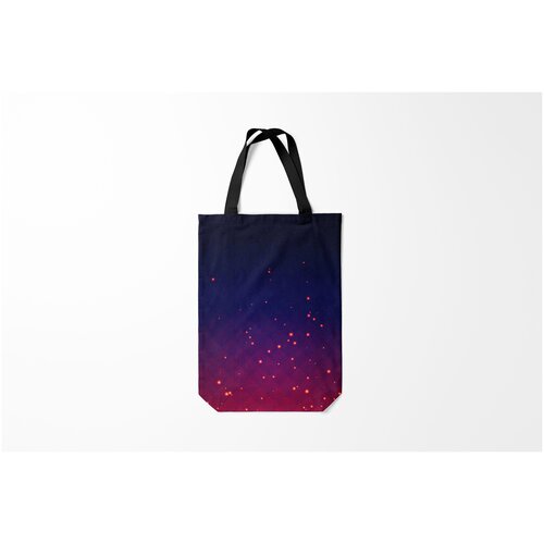 фото Сумка-шоппер / 31х42 см / тренды / геометрия gradient background burnettie