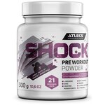 Atlecs Shock Pre Workout, 300 g (виноград) - изображение