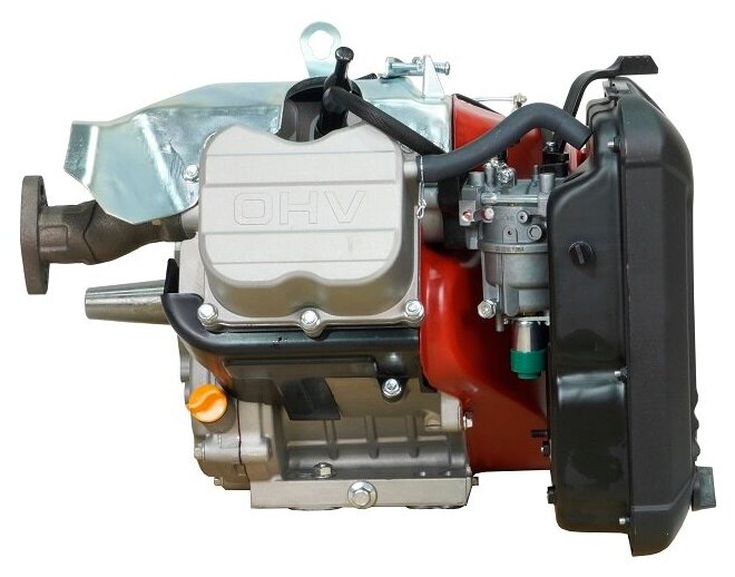 Двигатель бензиновый Loncin LC196FD (23л.с., 622куб. см, конусный вал, ручной и электрический старт, для генератора) - фотография № 3