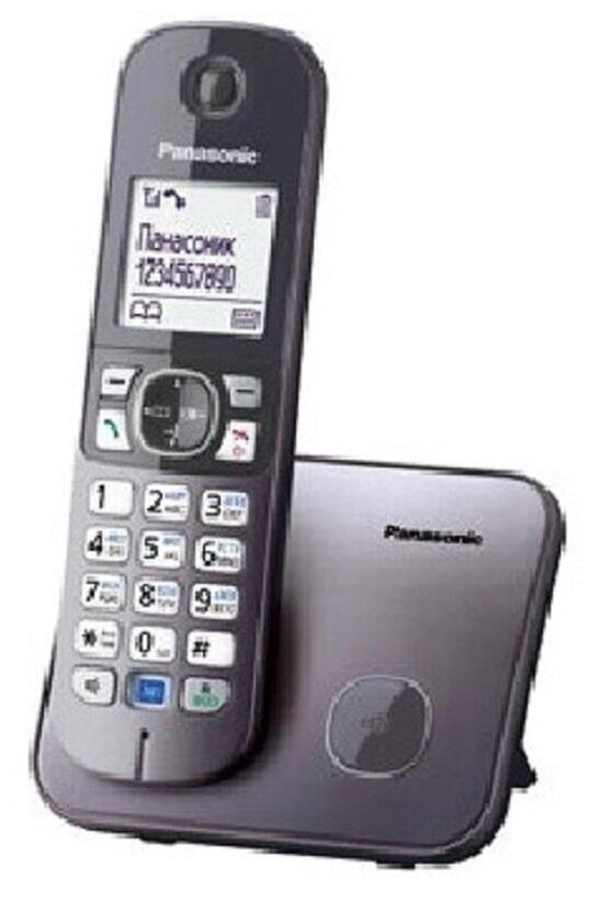 Радиотелефон Panasonic KX-TG6811RUM серый