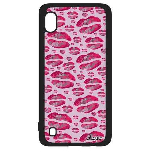 фото Красивый чехол на смартфон // galaxy a10 // "губы" гламур впечатление, utaupia, розовый