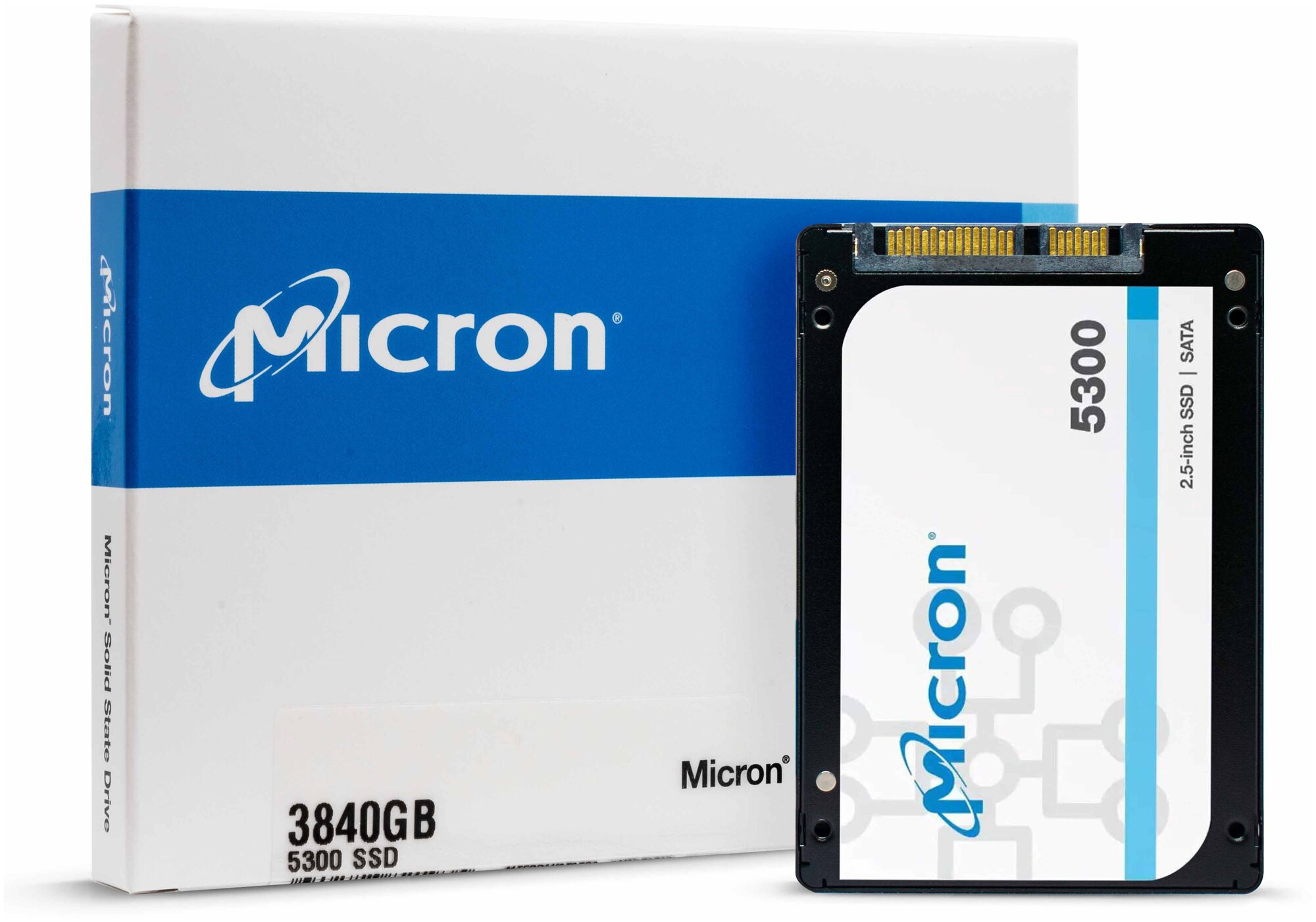 Твердотельный накопитель Micron 5300 PRO 3.8 ТБ SATA MTFDDAK3T8TDS-1AW1ZABYY Crucial - фото №4