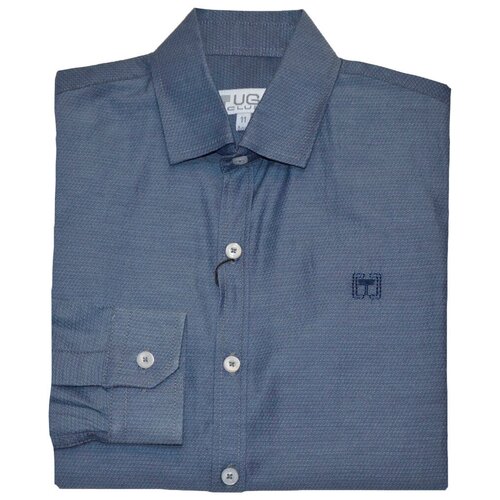 школьная форма tugi размер 146 черный Школьная рубашка TUGI, размер 146, голубой