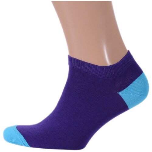 фото Короткие носки unisex st. friday socks фиолетово-бирюзовые, размер 34-37