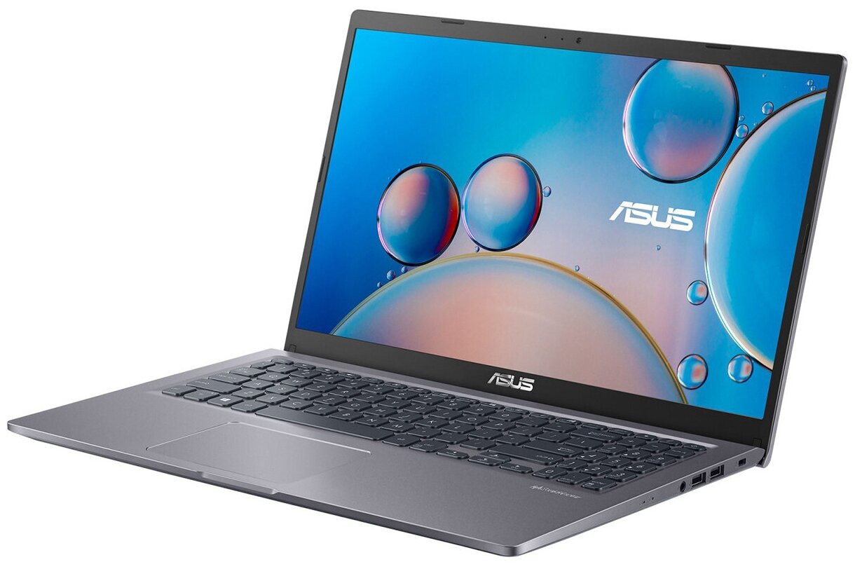 156 Ноутбук ASUS Y1511CDA-BQ1239 1920x1080 AMD Ryzen 3 3250U 26 ГГц RAM 4 ГБ DDR4 SSD 256 ГБ AMD Radeon Graphics без ОС 90NB0T41-M20530 сланцево-серый