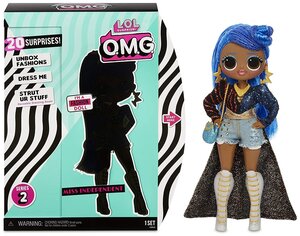 LOL Surprise! OMG Winter Chill ICY Gurl Fashion Doll & Brrr BB Doll with 25  Surprises (570240)