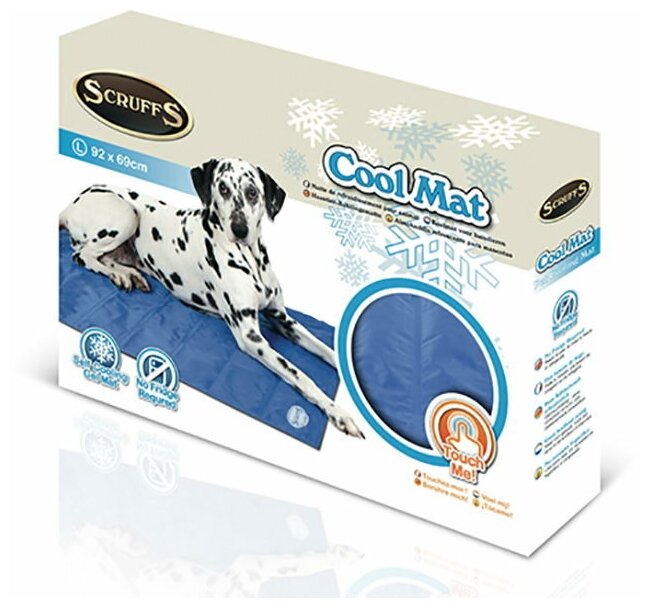 Охлаждающий коврик для собак SCRUFFS "Cool Mat ", голубой, 77*62см (Великобритания) - фотография № 3