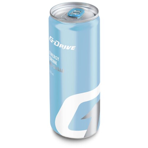 Энергетический напиток G-Drive Original No Sugar 0,25л, 1шт.