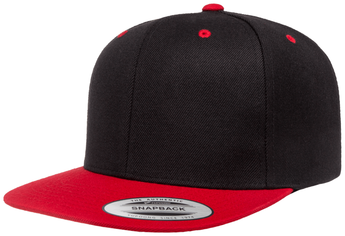 Кепка FlexFit 6089MT - Classic Snapback Black/Red 