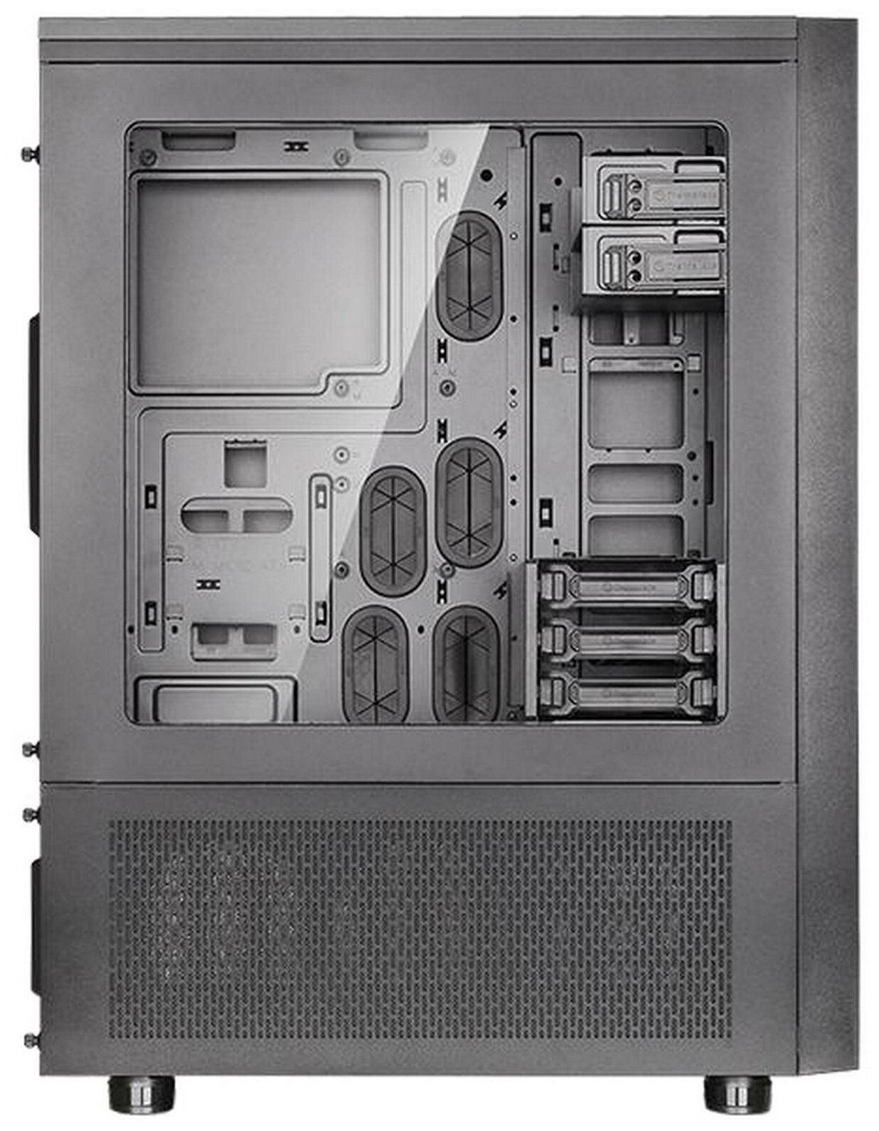 Корпус ATX THERMALTAKE Core X71 TG, Full-Tower, без БП, черный - фото №20