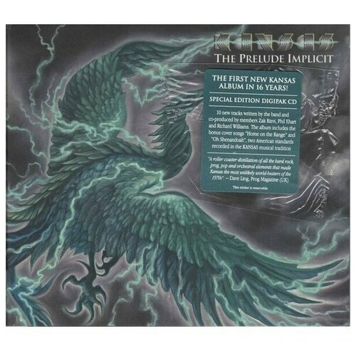 KANSAS THE PRELUDE IMPLICIT Digipack +2 Bonus Tracks CD