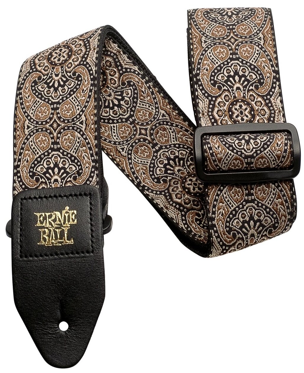 ERNIE BALL 4163 Jacquard Gold & Black Paisley Ремень для гитары