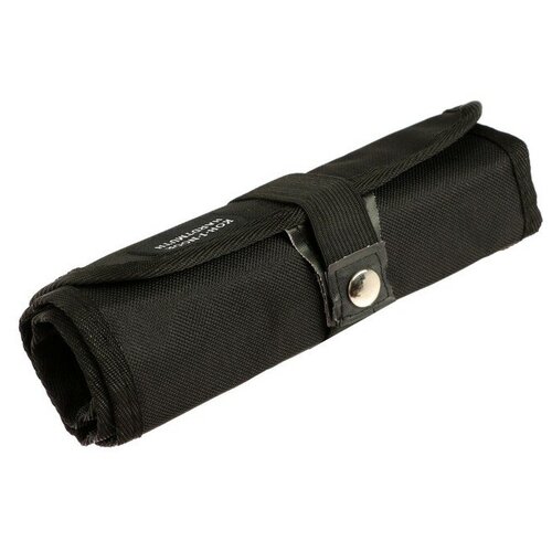 Пенал-рулон Koh-I-Noor 9050 без наполнения на 24 предмета текстильный на кнопке чёрный 1813₽