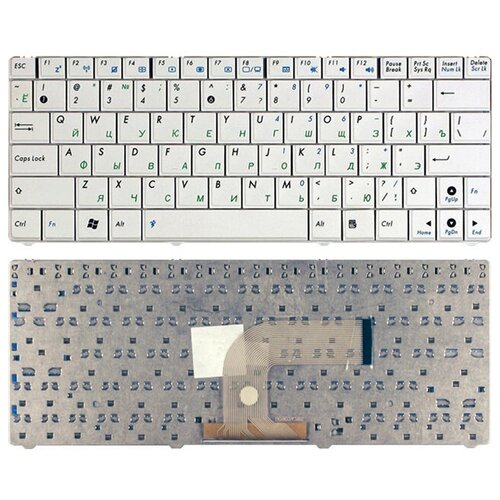 Клавиатура для ноутбука ASUS EEE PC 1101HA белая 1300₽