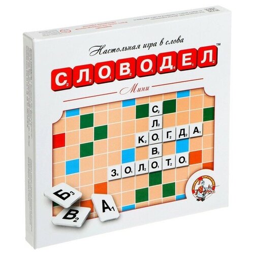 Настольная игра Мини-Словодел игра настольная словодел