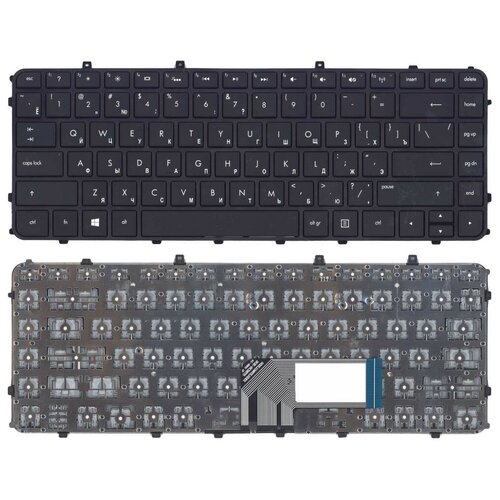 Клавиатура для ноутбука HP ENVY 4-1000 черная с рамкой 1130₽