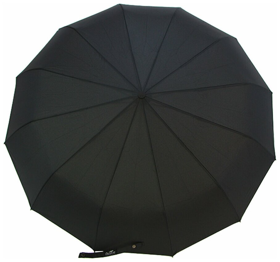 Мужской складной зонт Popular Umbrella автомат 2600H/черный