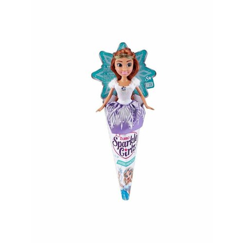 Zuru. Sparkle Girlz Кукла зимняя принцесса в бело-фиолетовом наряде / 10017 фиолетовый
