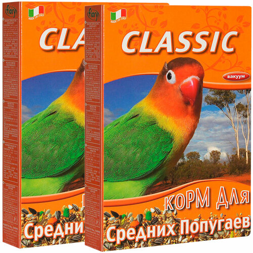 FIORY CLASSIC корм для средних попугаев (400 гр х 2 шт) fiory корм fiory для средних попугаев classic 8035 0 65 кг 58672 10 шт