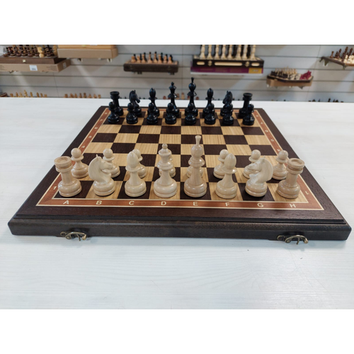 шахматы подарочные цитадель венге антик Шахматы подарочные Премиум венге большие