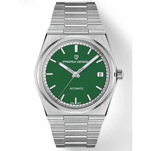 наручные часы pagani design зеленый Наручные часы Pagani Design, серебряный, зеленый