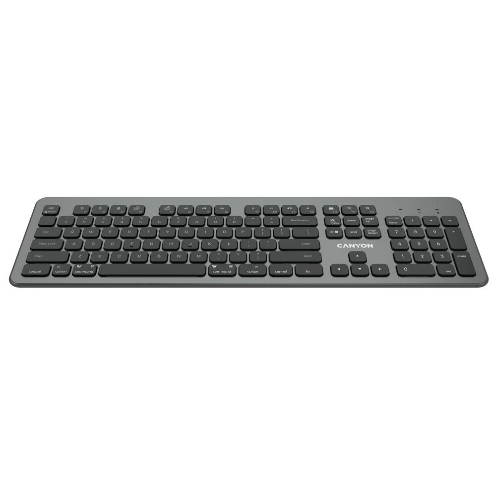 Ультратонкая беспроводная клавиатура Canyon CND-HBTK10-RU черный