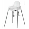 Стульчик для кормления IKEA Антилоп со столешницей, белый - изображение
