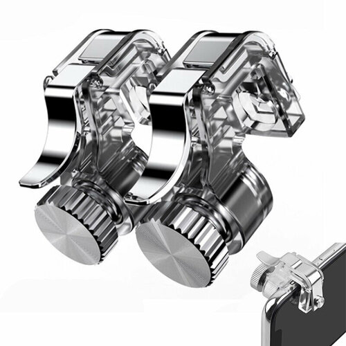 Джойстик для мобильного телефона игровой триггер L1R1 R11 Серебропрозрачный 19000₽