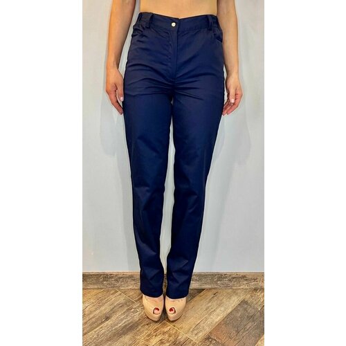 фото Брюки медицинский мир, размер 40, синий