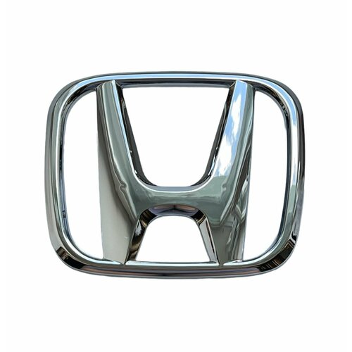Эмблема шильдик Honda / Хонда с изгибом 11.3х9.2 см