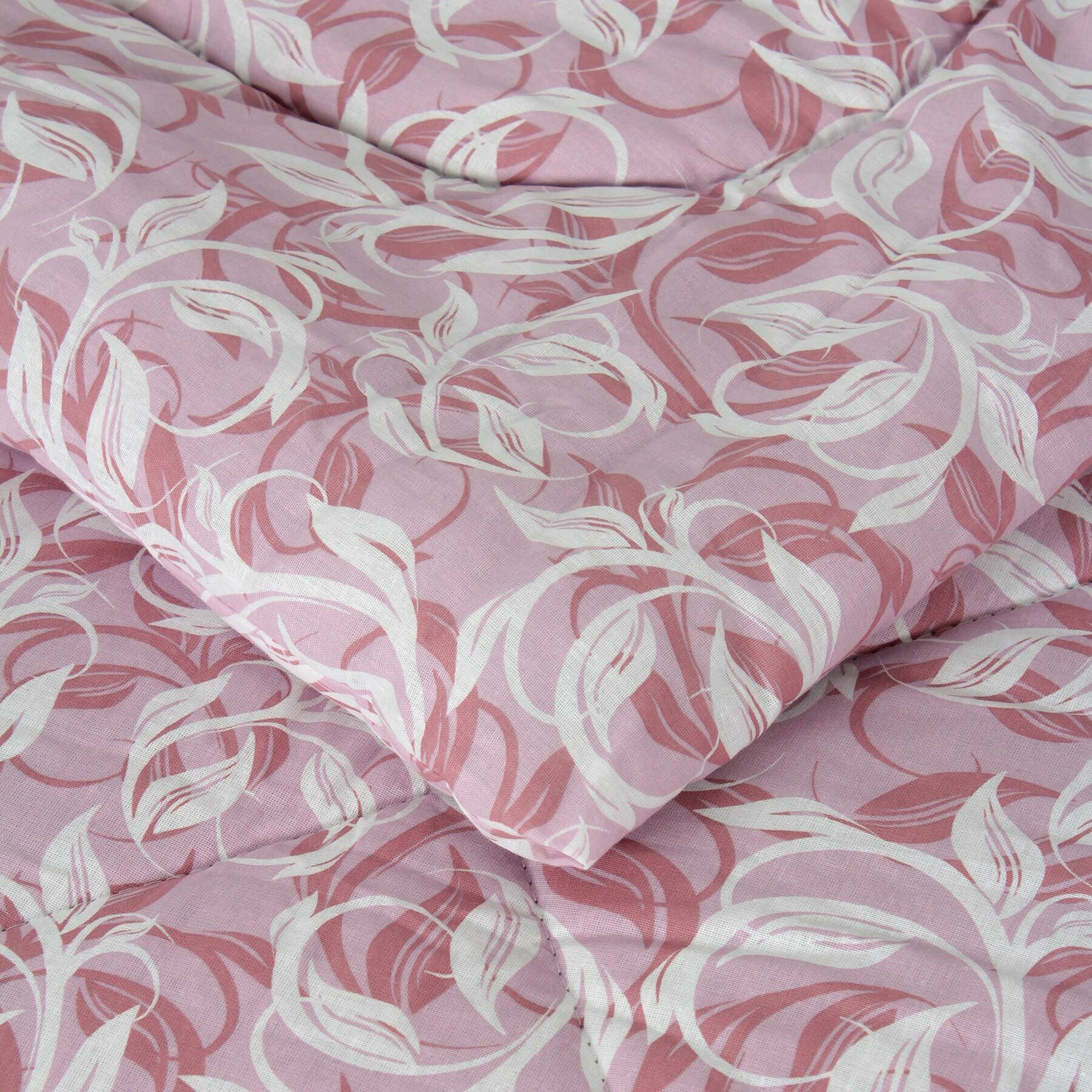 Одеяло зимнее ватное 2,0 спальное розовое в бязи 100% хлопок - фотография № 7