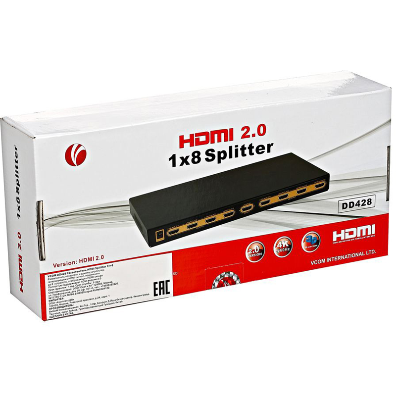 Разветвитель HDMI VCOM - фото №10