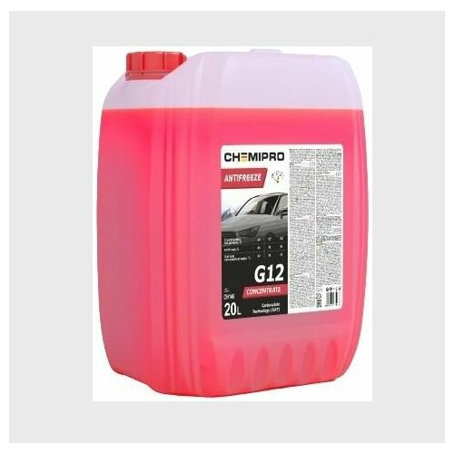 CH146_антифриз 20L Chemipro G12! концентрат OAT красный