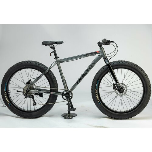 Велосипед фэтбайк Time Try ТT2199s 26 Гидравлические тормоза Алюминиевая рама 19 Взрослый Подростковый Унисекс серый 2850000₽