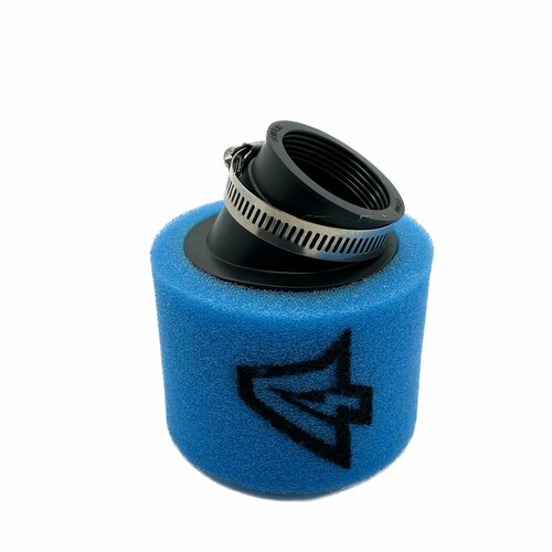 Фильтр воздушный VOLTZ, D42, с хомутом (Синий)