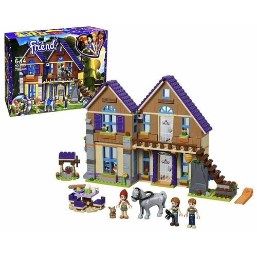 Конструктор Френдс Дом Мии / Friends 3020 / 796 деталей конструктор lepin 3020 френдс дом мии 796 деталей