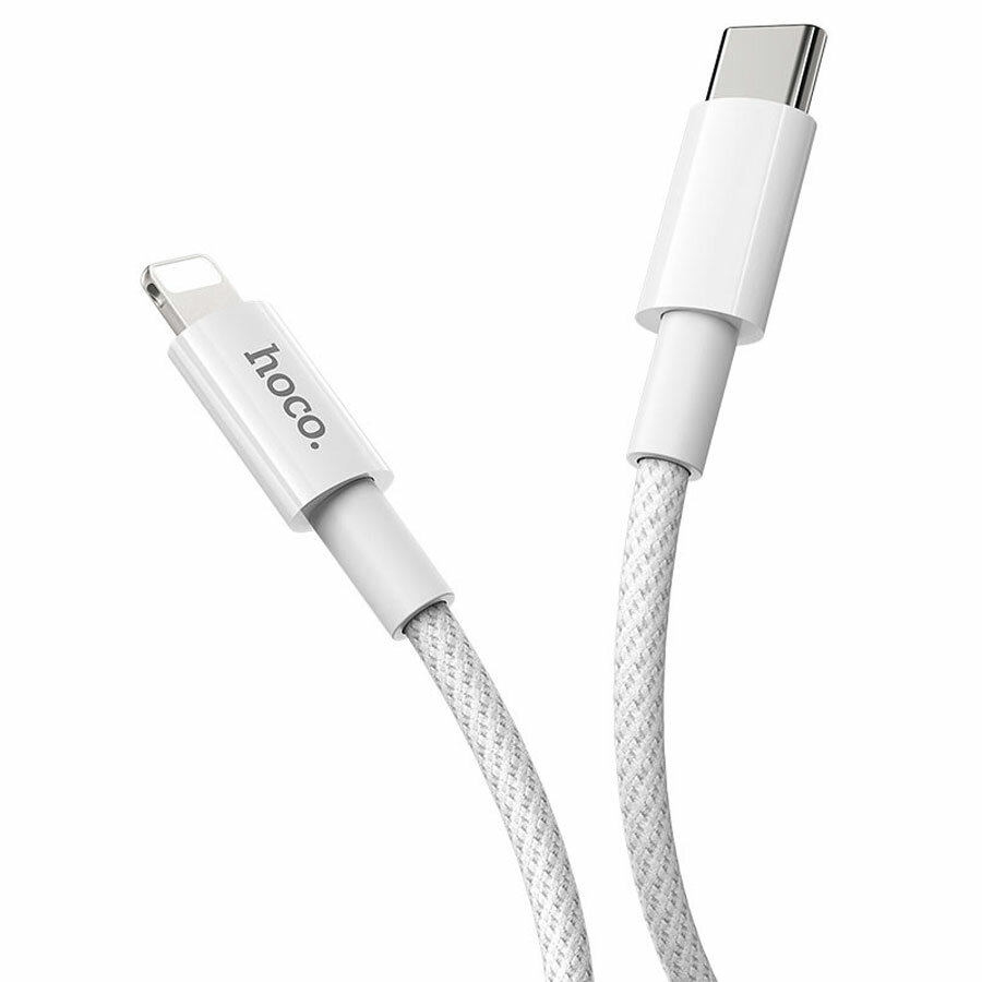 Кабель Hoco X56 New Original USB-C - Lightning QC 3A PD 20W 1m White 6931474740892 - фото №10