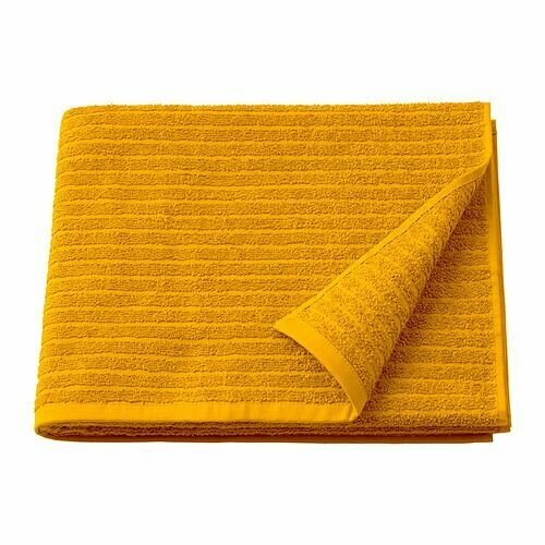 IKEA Vagsjon полотенце банное, 70х140 см, желтое, 1 шт