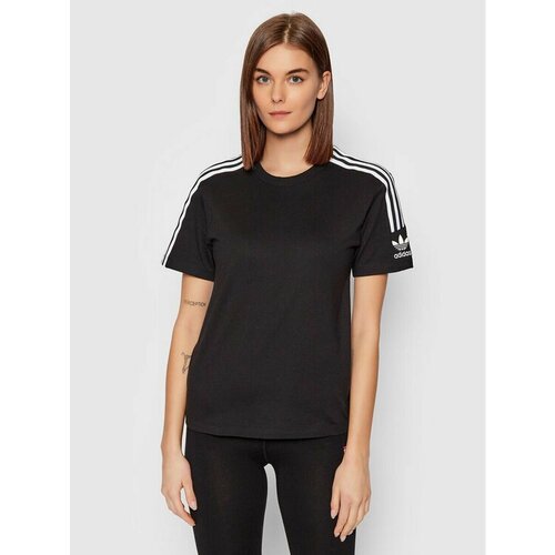 Футболка adidas, размер 30 [FR], черный футболка для тенниса мужская adidas essex tr tee цвет белый b45798 размер