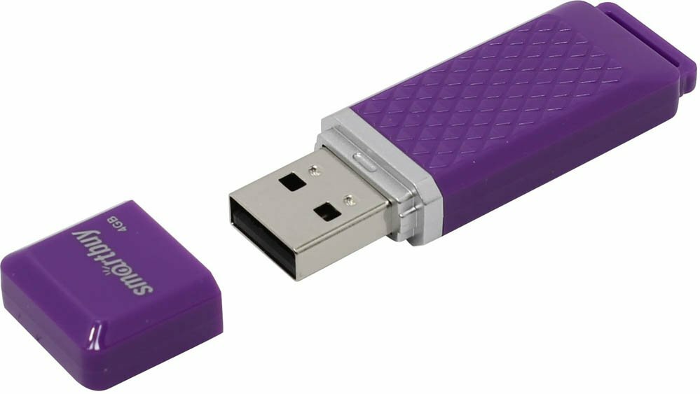 USB Flash накопитель 4Gb SmartBuy Quartz Violet (SB4GBQZ-V)