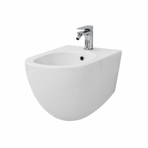 Биде подвесное 360х520 с 1 отверстием под смеситель, FLB001 59 00