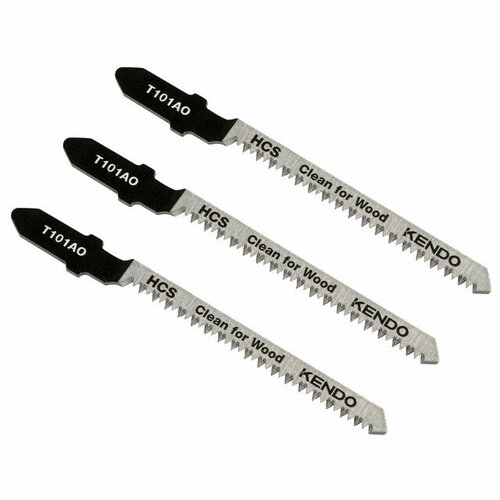 Пилки для лобзика по дереву KENDO T101AO 3шт 769₽
