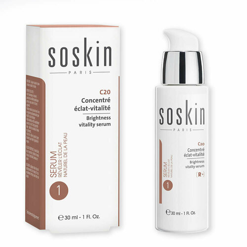 Soskin сыворотка для сияния И энергии кожи HYDRAGLOW BRIGHTNESS-VITALITY SERUM, 30 мл