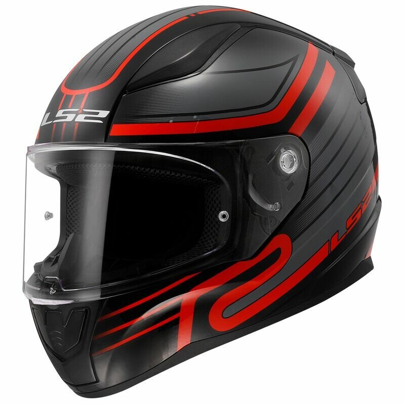 Шлем LS2 FF353 RAPID 2 CIRCUIT (M, Black Red)