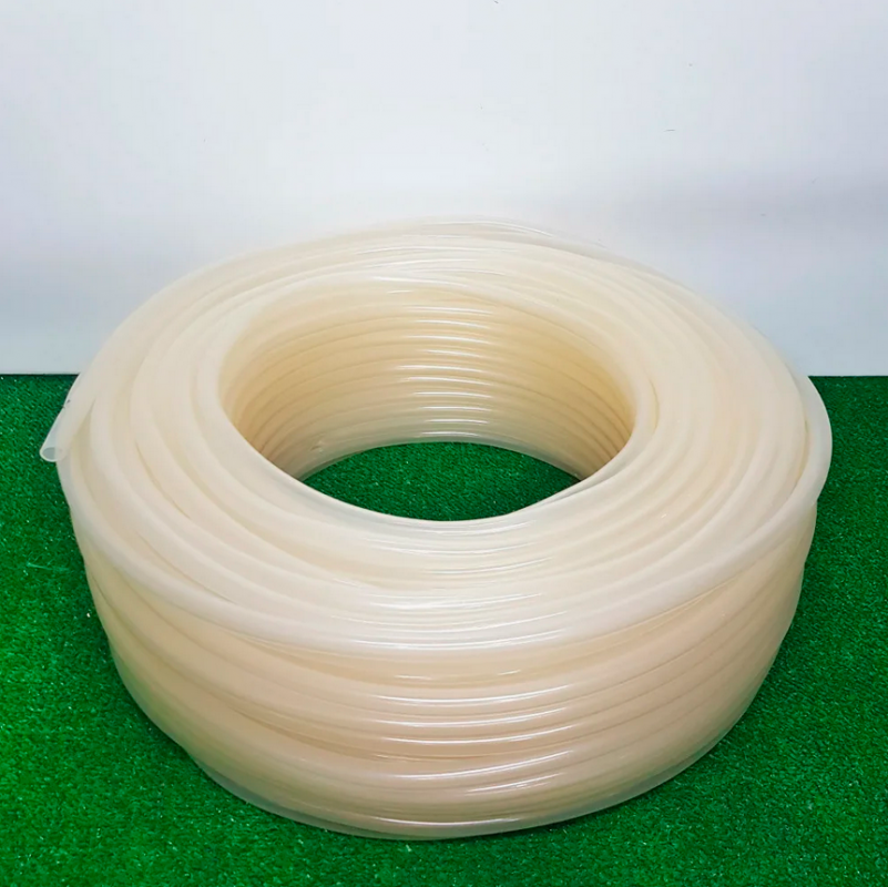 Шланг поливочный 50 м пищевой силикон d 18 22 прозрачный Чебпласт прозрачный