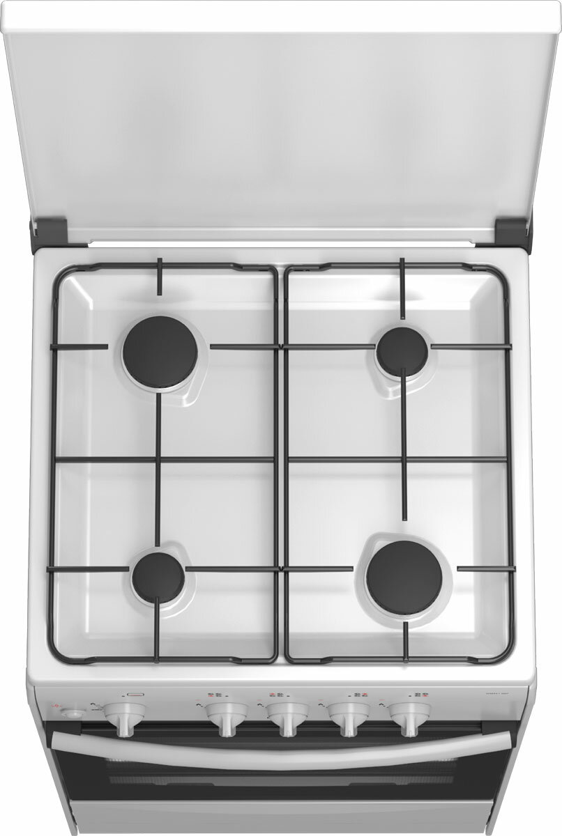 Газовая плита DARINA , газовая духовка, белый - фото №5